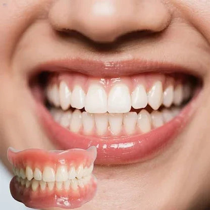 ⚡🏆Ends Today: 70% OFF!🦷DarkFairy™ Custom-Fit Full Functional Dentures Make you more confident