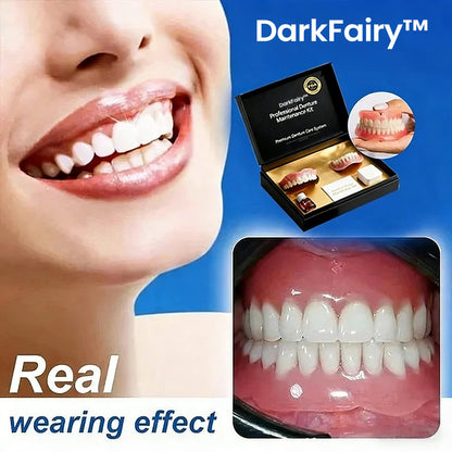 ⚡🏆Ends Today: 70% OFF!🦷DarkFairy™ Custom-Fit Full Functional Dentures Make you more confident